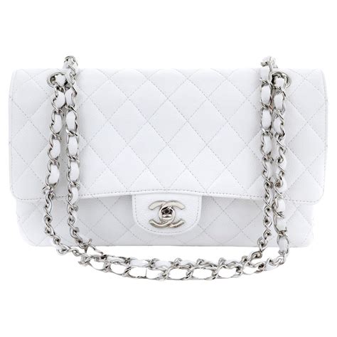 white chanel bag silver hardware|Chanel bags silver hardware.